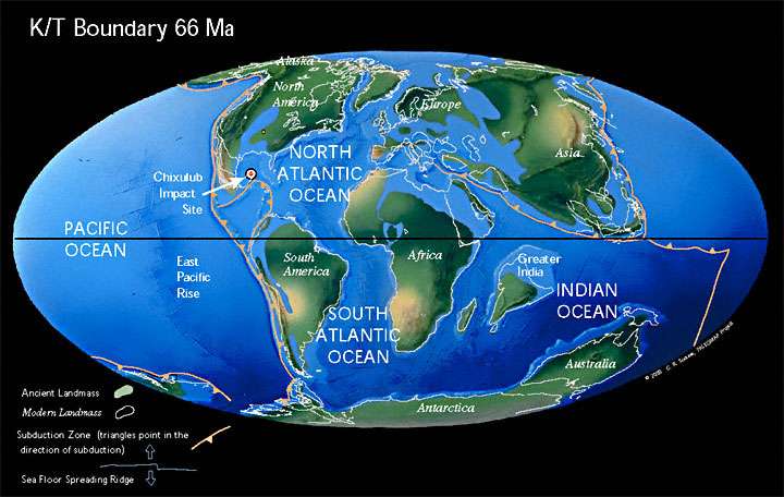 Figure 30.  The end Cretaceous World